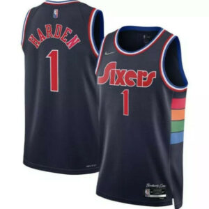 James Harden Philadelphia 76ers City Edition Player Jersey - All Stitched