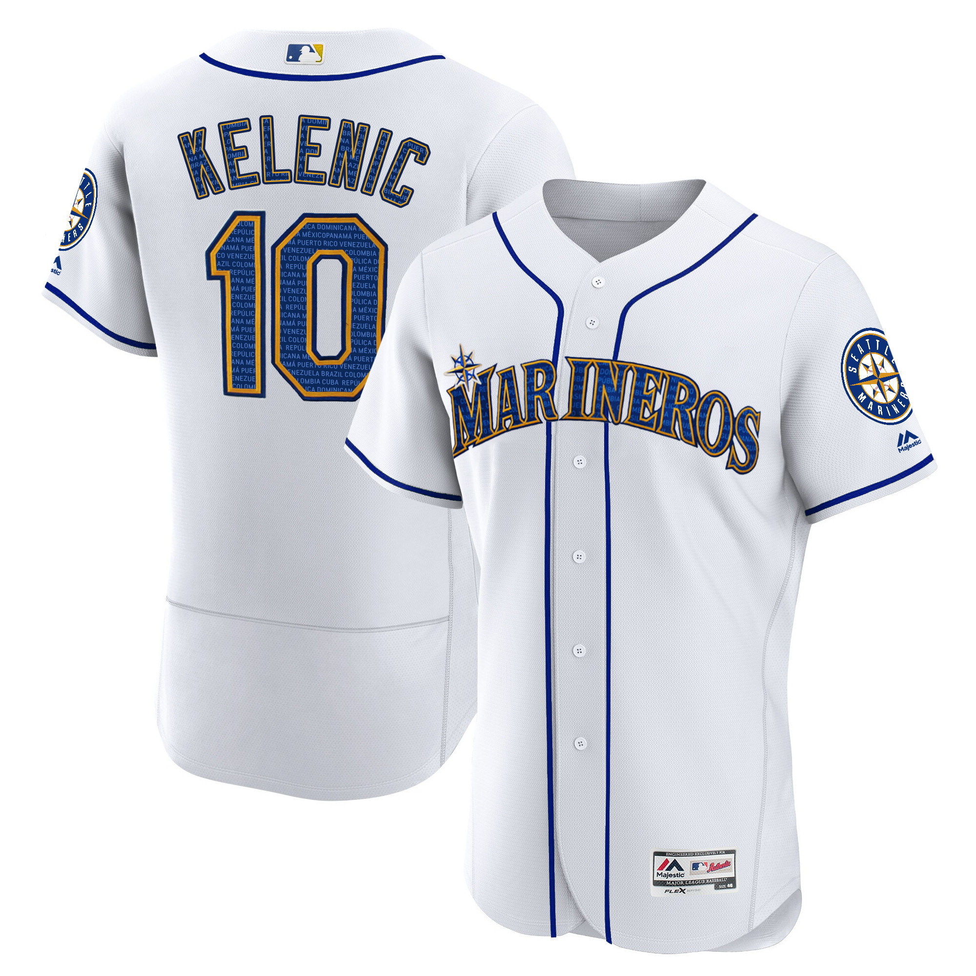 Jarred Kelenic Seattle Mariners Hispanic Heritage Jersey