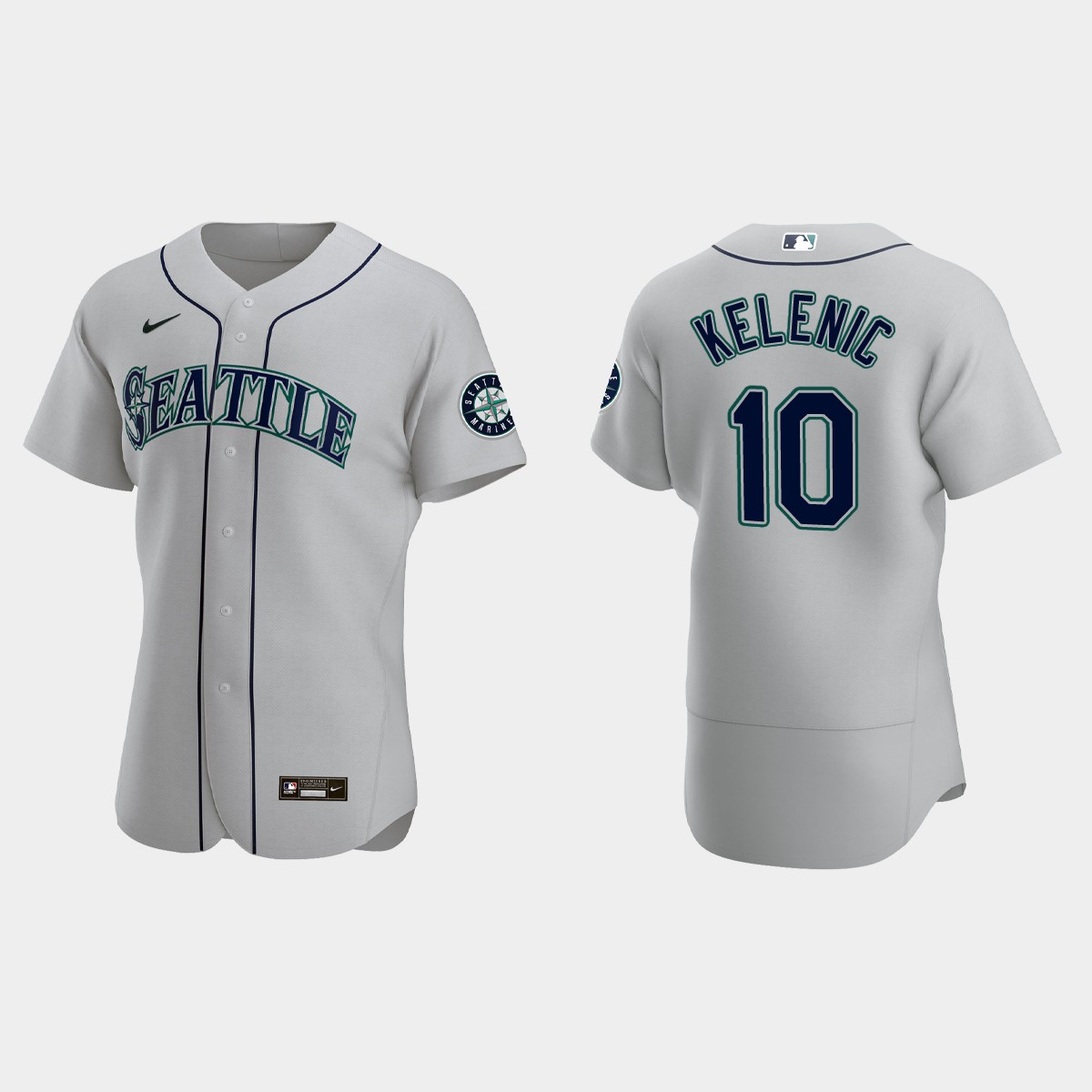 Jarred Kelenic Seattle Mariners Jersey - Gray