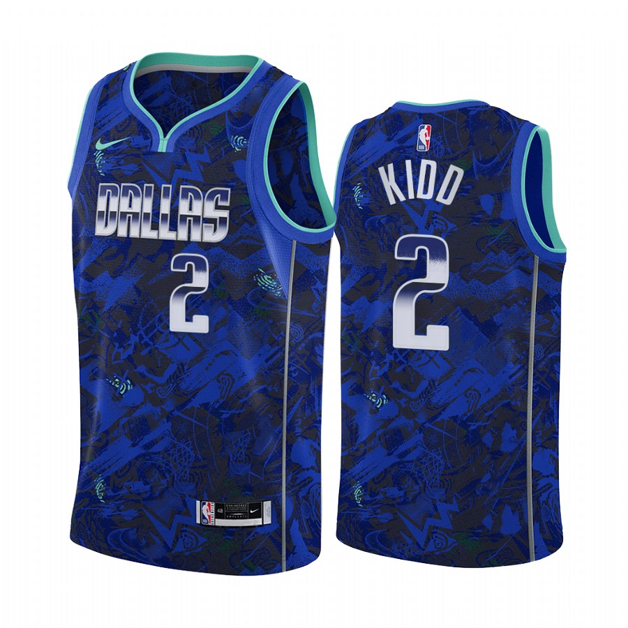 Jason Kidd Dallas Mavericks Select Series Royal Jersey Camo