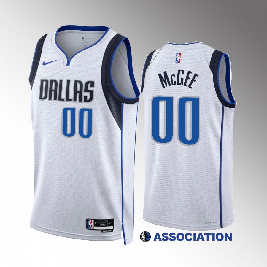 JaVale McGee Dallas Mavericks White #00 Association Edition Jersey Swingman