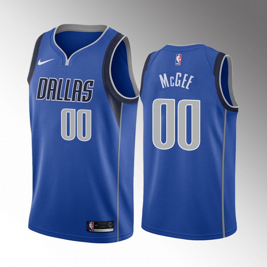 JaVale McGee Dallas Mavericks Blue Icon Edition Men Jersey Trade