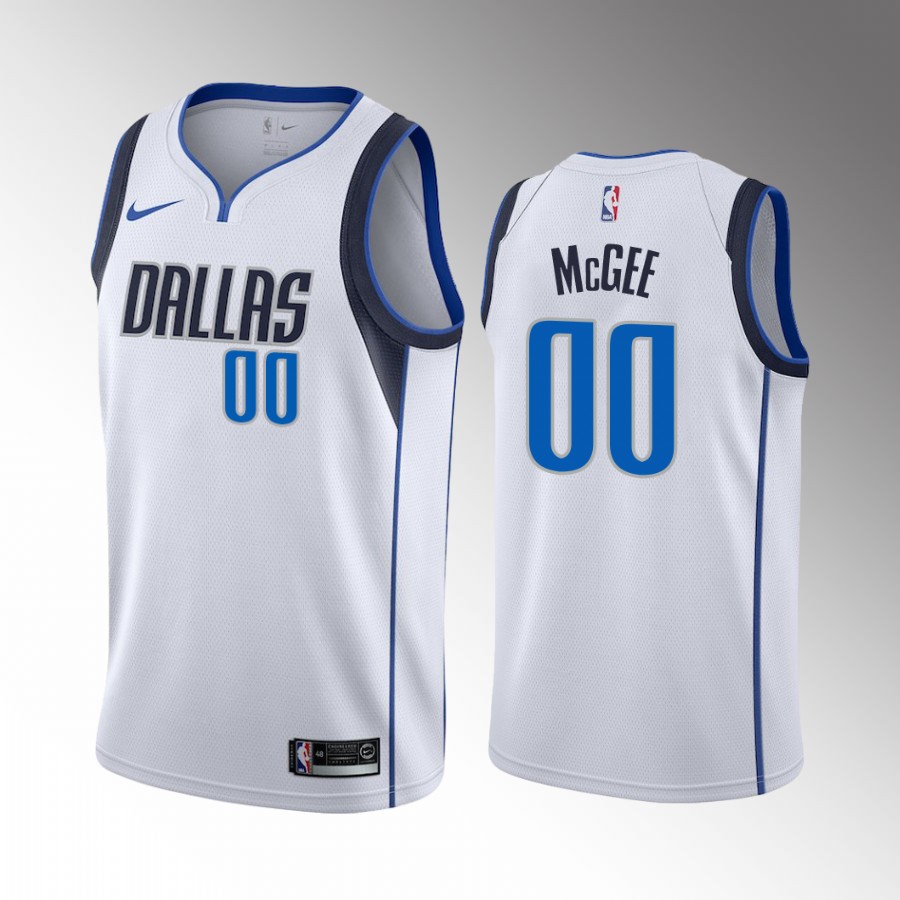JaVale McGee Dallas Mavericks White Association Edition Men Jersey Trade
