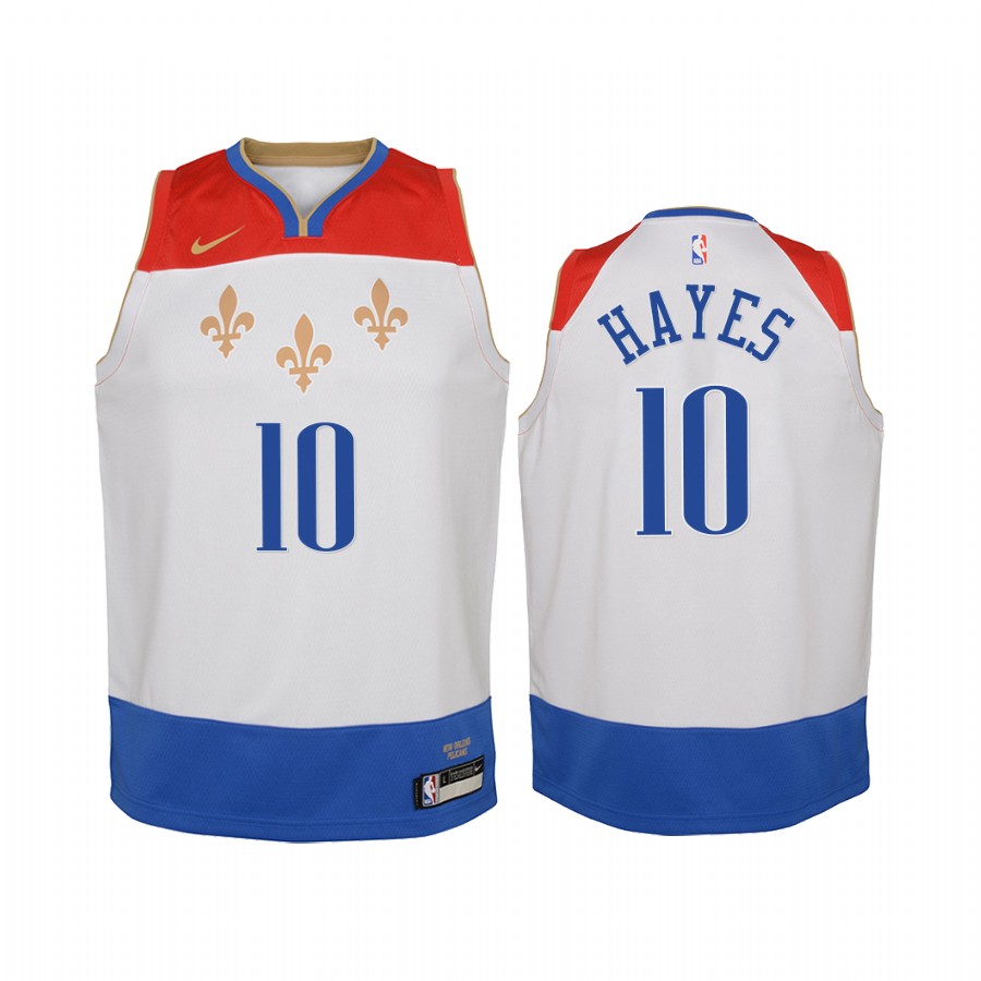 Jaxson Hayes New Orleans Pelicans  City Edition youth Jersey - White