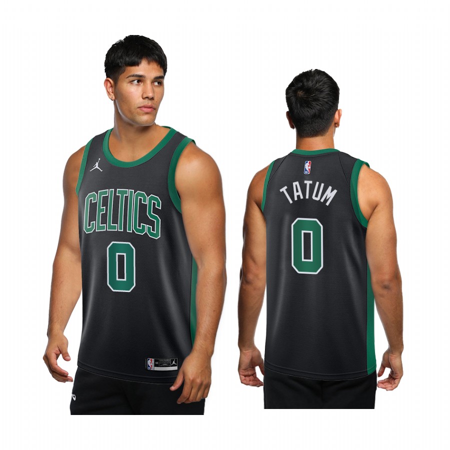 Jayson Tatum Boston Celtics Black Statement New Season  Jersey