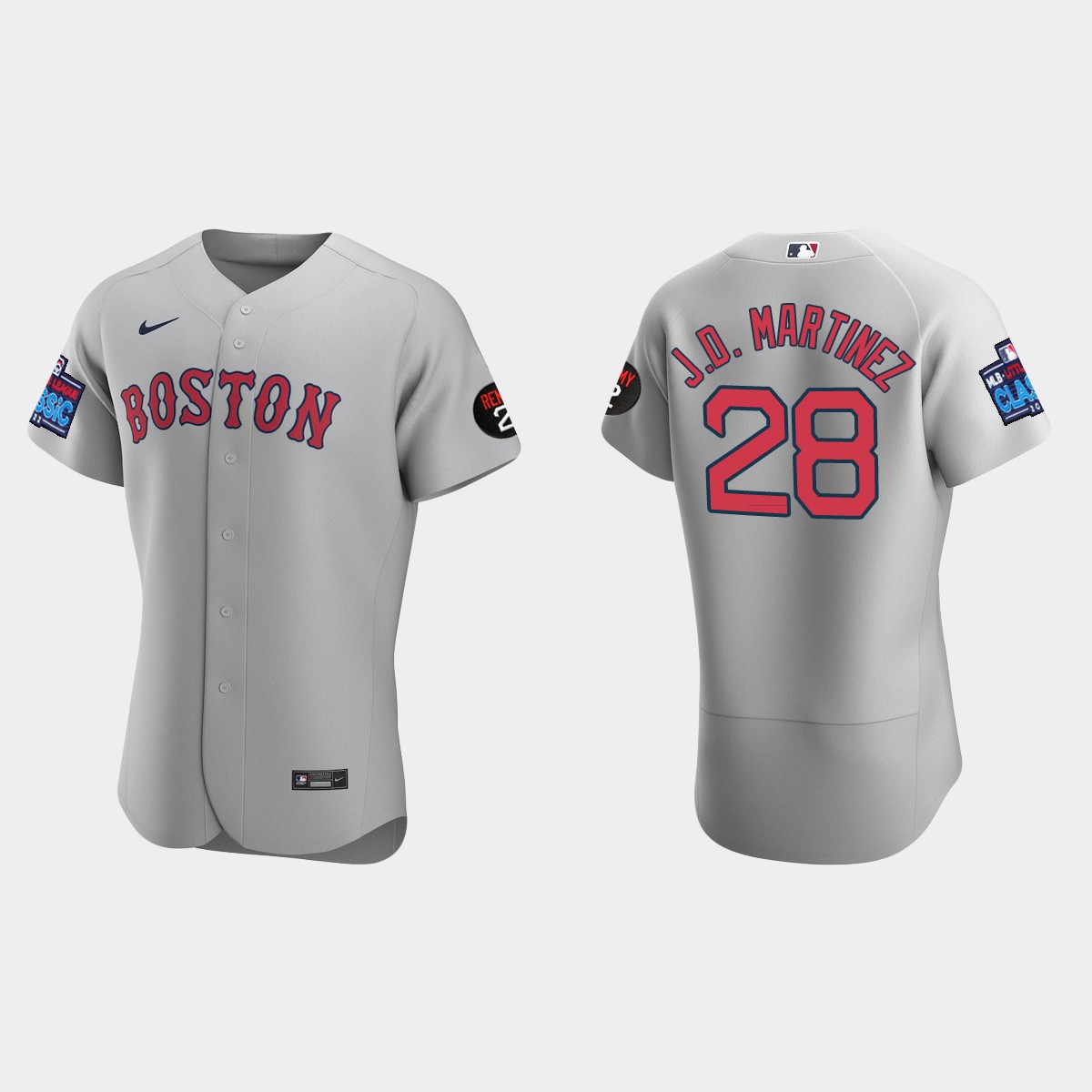 J.D. Martinez Boston Red Sox Little League Classic Jersey - Gray