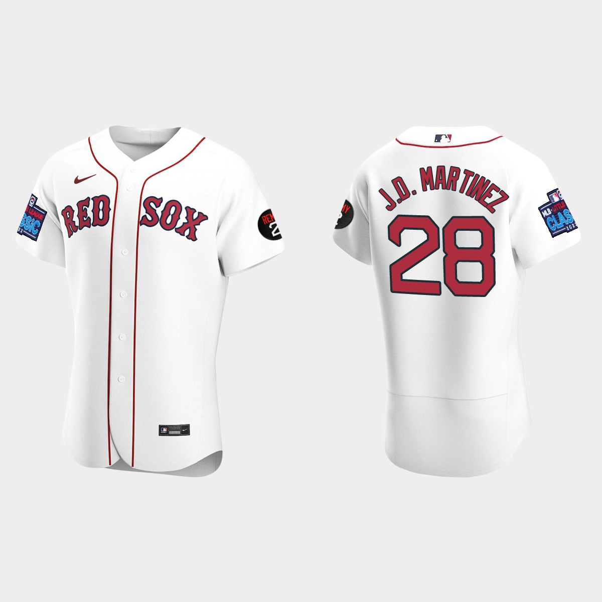 J.D. Martinez Boston Red Sox Little League Classic Jersey - White