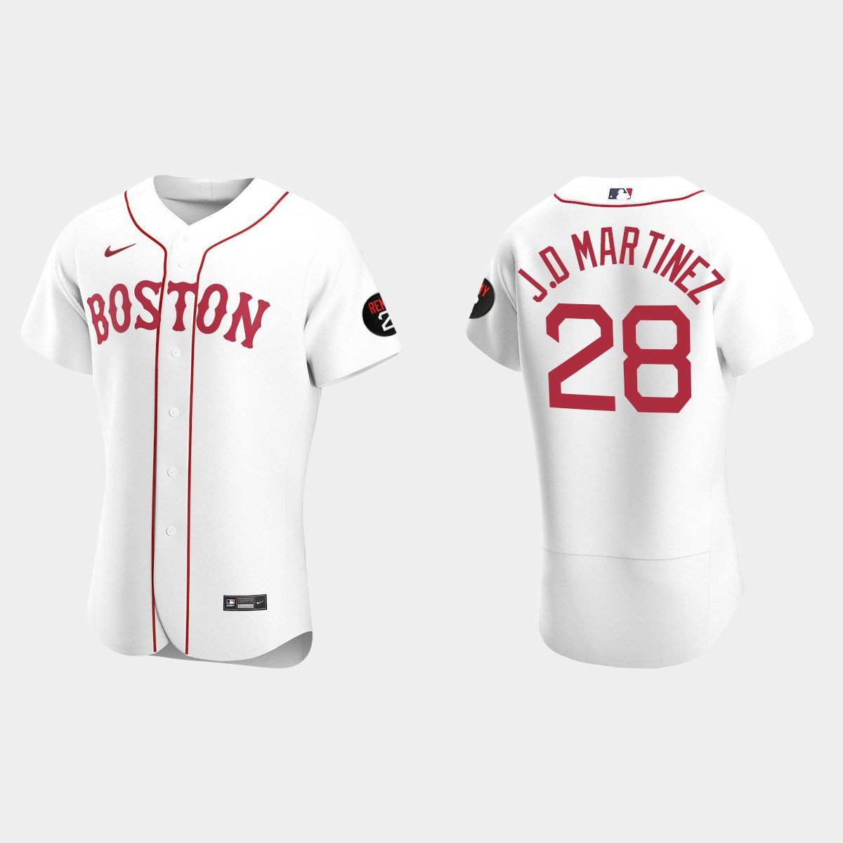 J.D. Martinez Boston Red Sox Jerry Remy Jersey - White