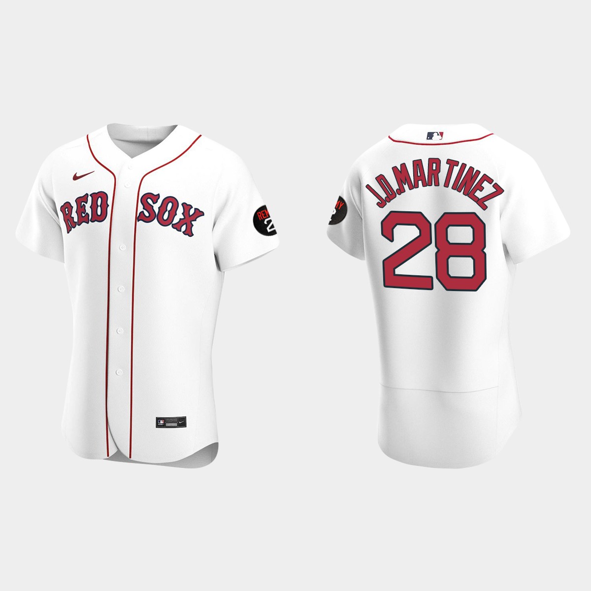 J.D. Martinez Boston Red Sox Jerry Remy Jersey - White