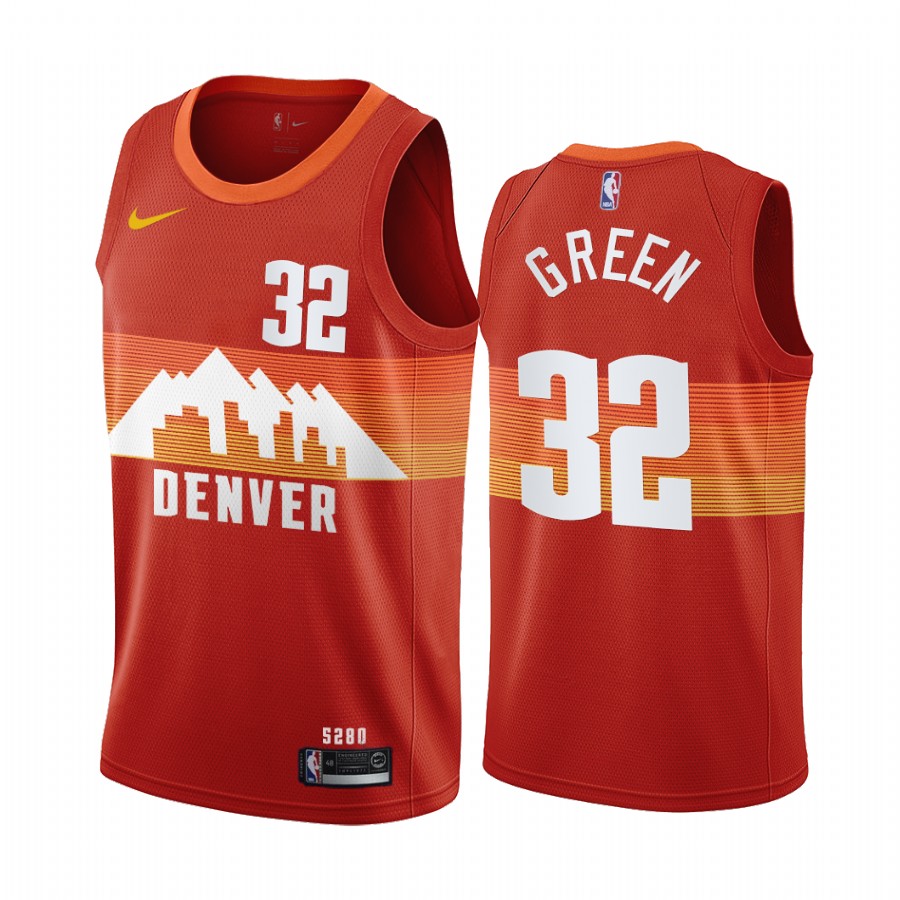 Jeff Green Denver Nuggets Orange City Edition #32 Jersey Trade