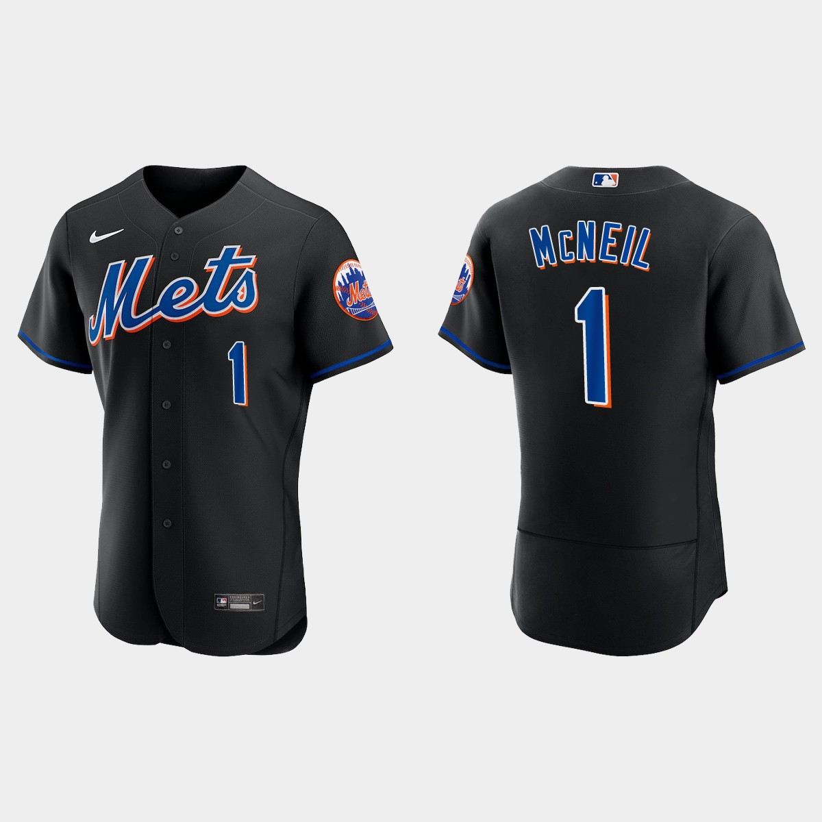 Jeff McNeil New York Mets Alternate Jersey - Black