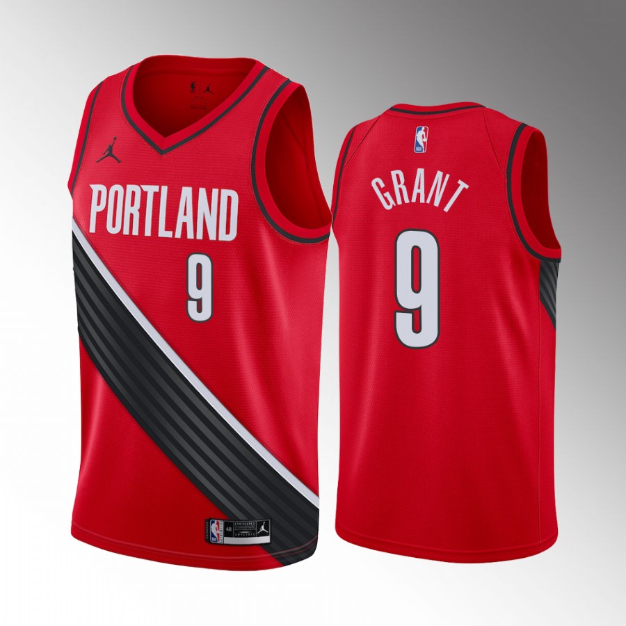 Jerami Grant Portland Trail Blazers Red Statement Edition #9 Jersey Trade