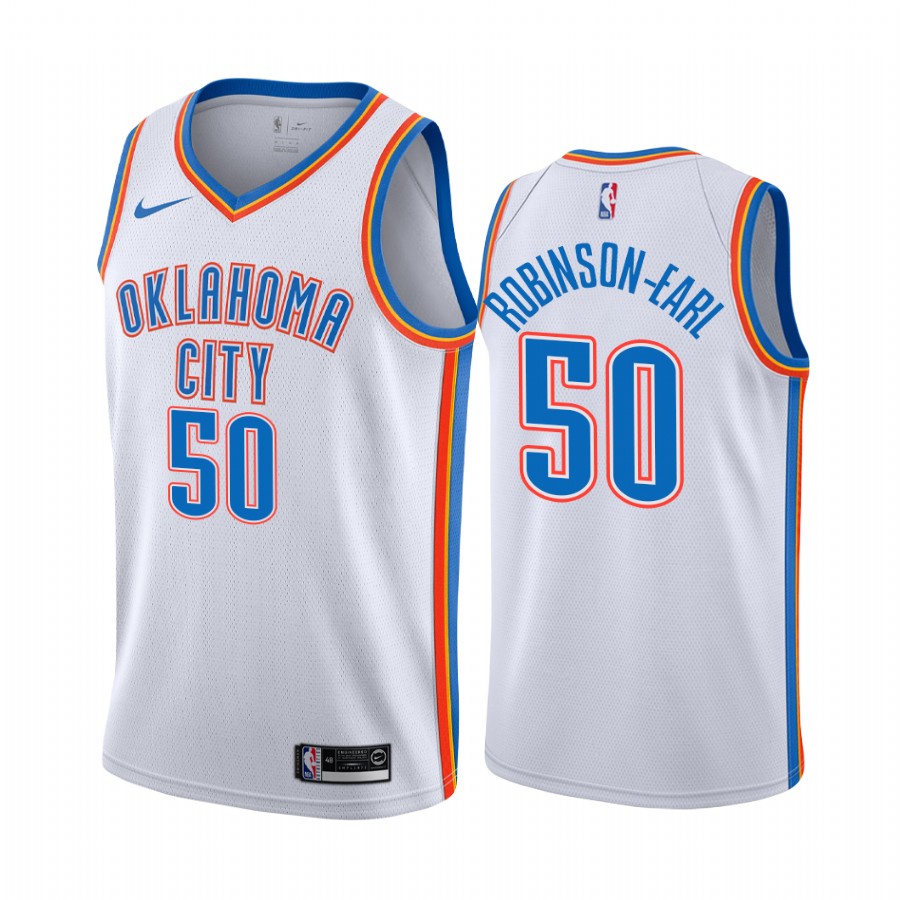 Jeremiah Robinson-Earl Draft Oklahoma City Thunder Association Edition Jersey White