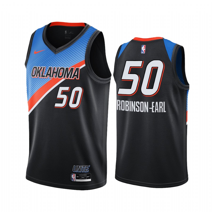 Jeremiah Robinson-Earl Draft Oklahoma City Thunder City Edition Jersey Black