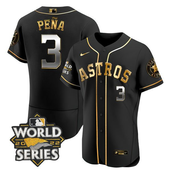 Jeremy Peña Youth's Houston Astros World Series Player Flex Black Jersey