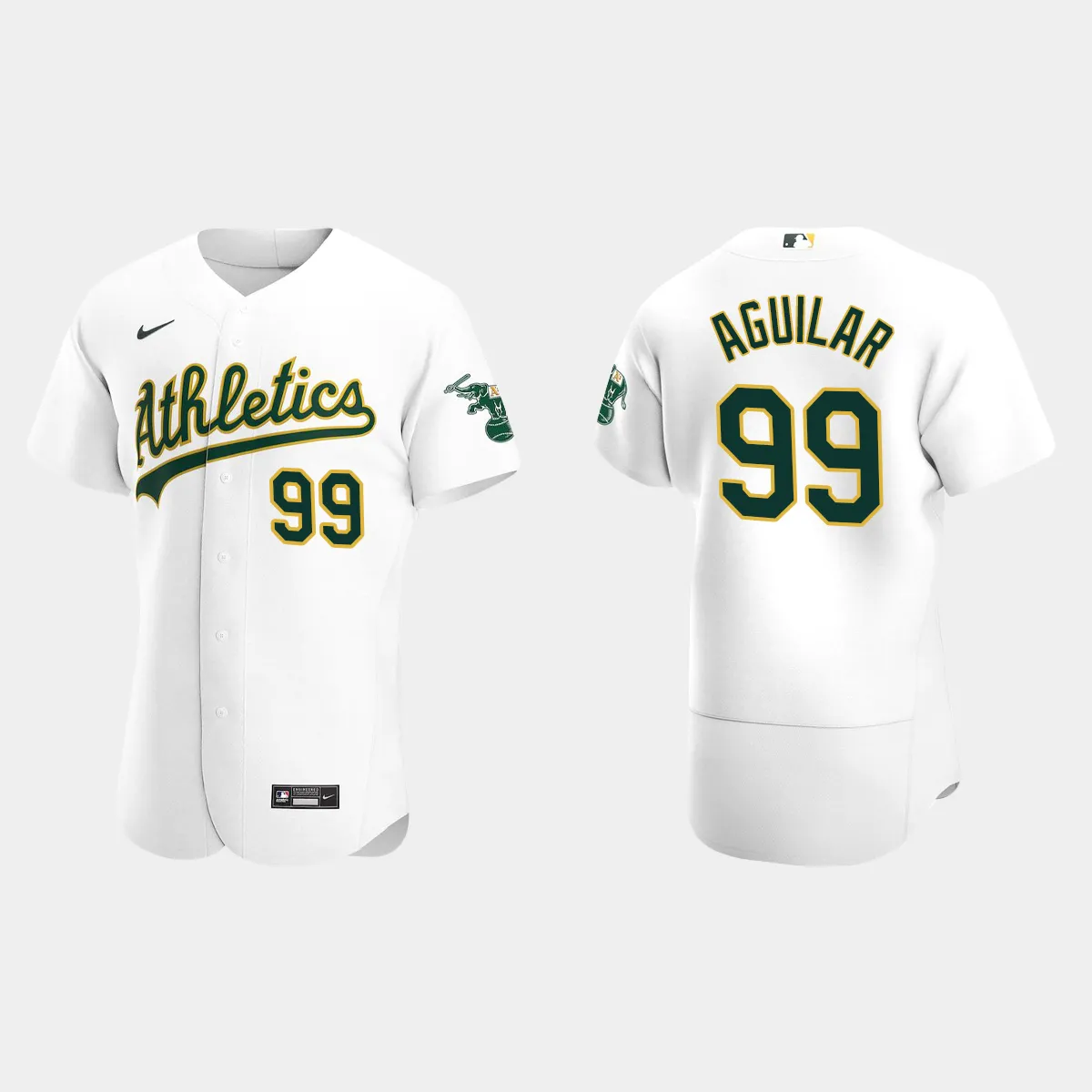 Jesus Aguilar Oakland Athletics Home Jersey - White