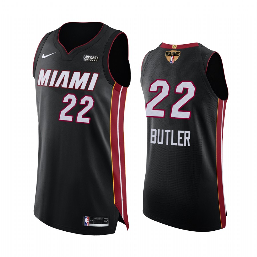 Jimmy Butler Miami Heat Finals G1 Black Jersey BLM Social justice