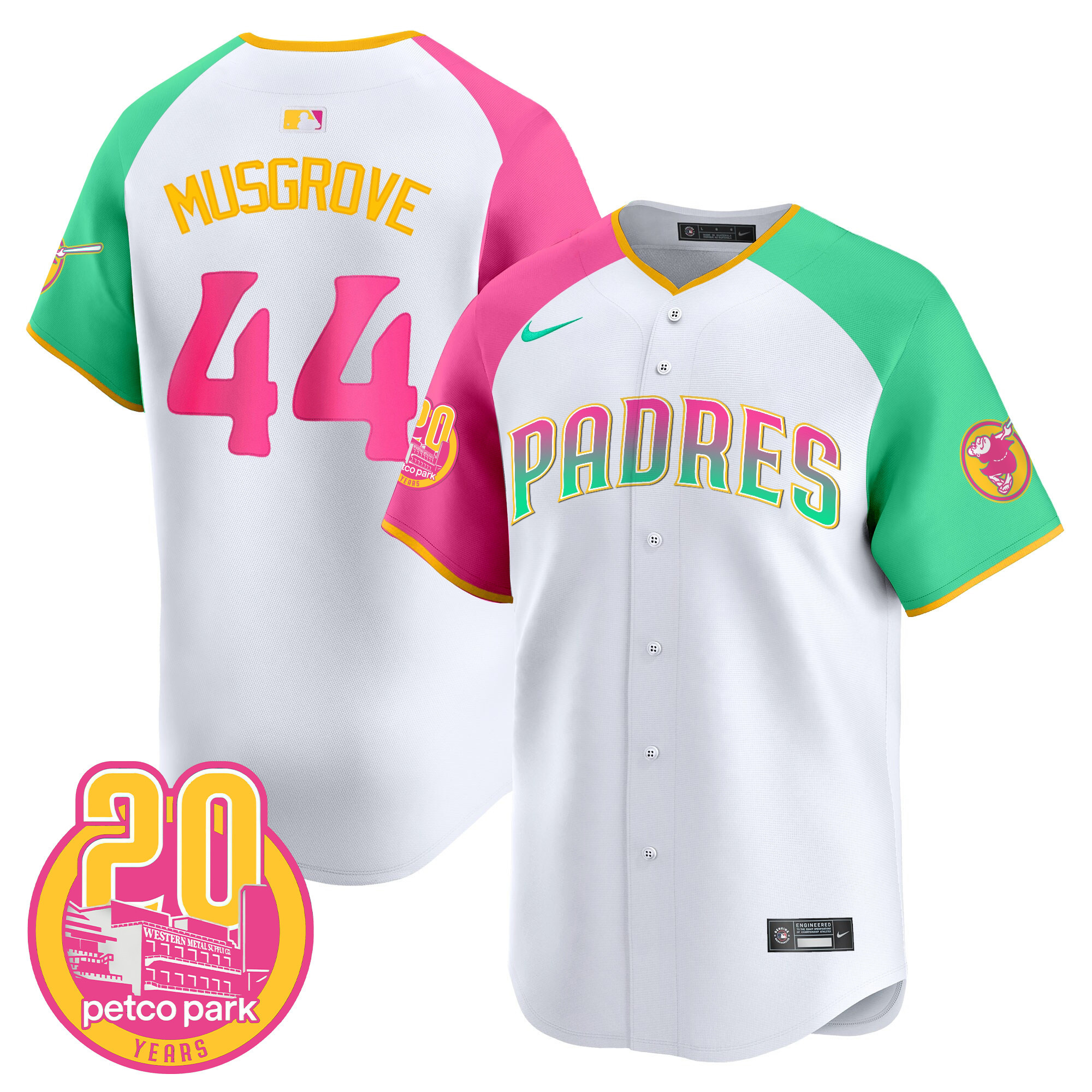 Joe Musgrove Men's San Diego Padres San Diego City Style Vapor Premier Limited Alternate Jersey