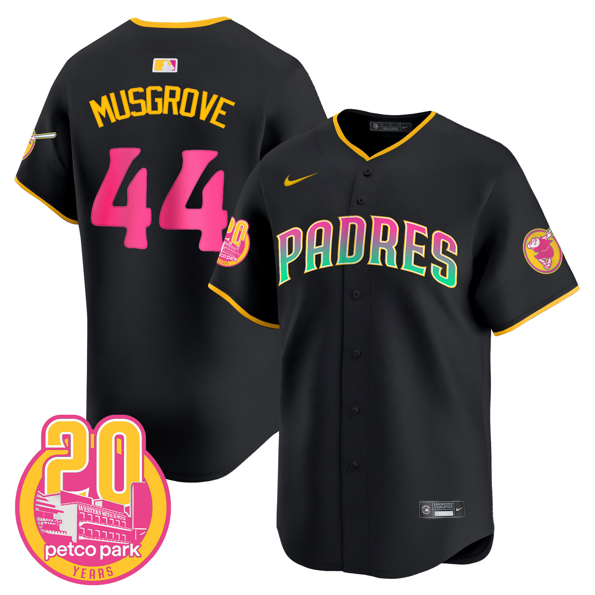Joe Musgrove Men's San Diego Padres San Diego City Style Vapor Premier Limited Black Jersey