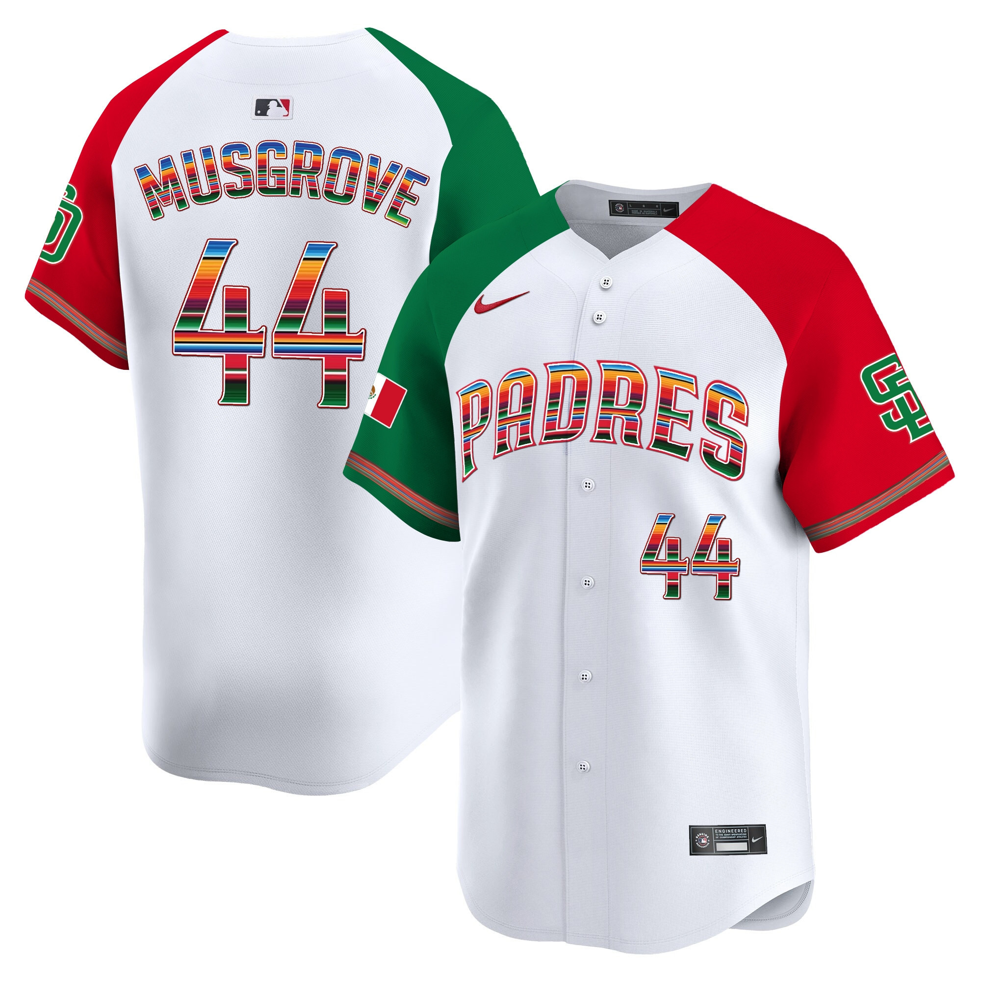 Joe Musgrove Men's San Diego Padres Mexico Premier Limited Alternate Jersey