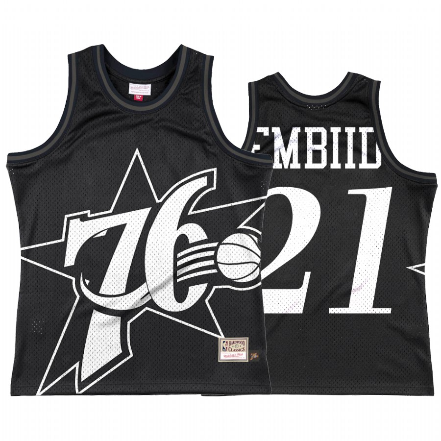 Joel Embiid #21 Philadelphia 76ers Big Face 3.0 Jersey Black