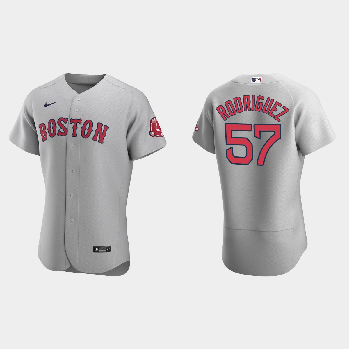 Joely Rodriguez Boston Red Sox Road Jersey - Gray