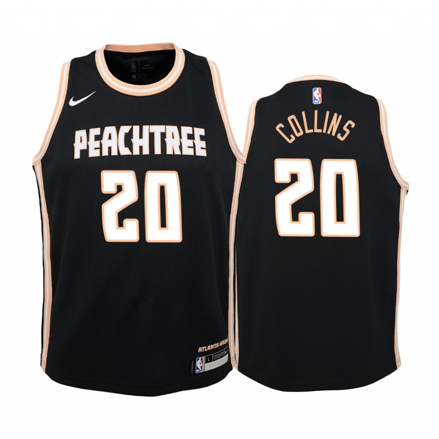 John Collins Atlanta Hawks City Youth Jersey - Black