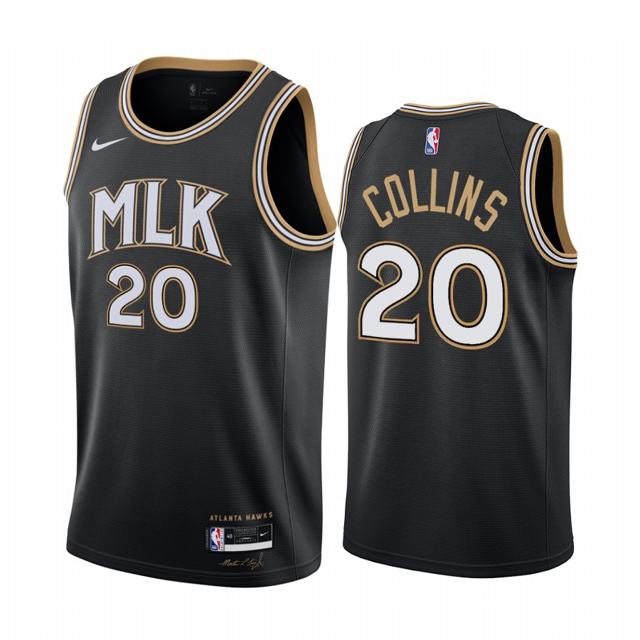 John Collins Atlanta Hawks  Collins MLK City Jersey honor Dr. King