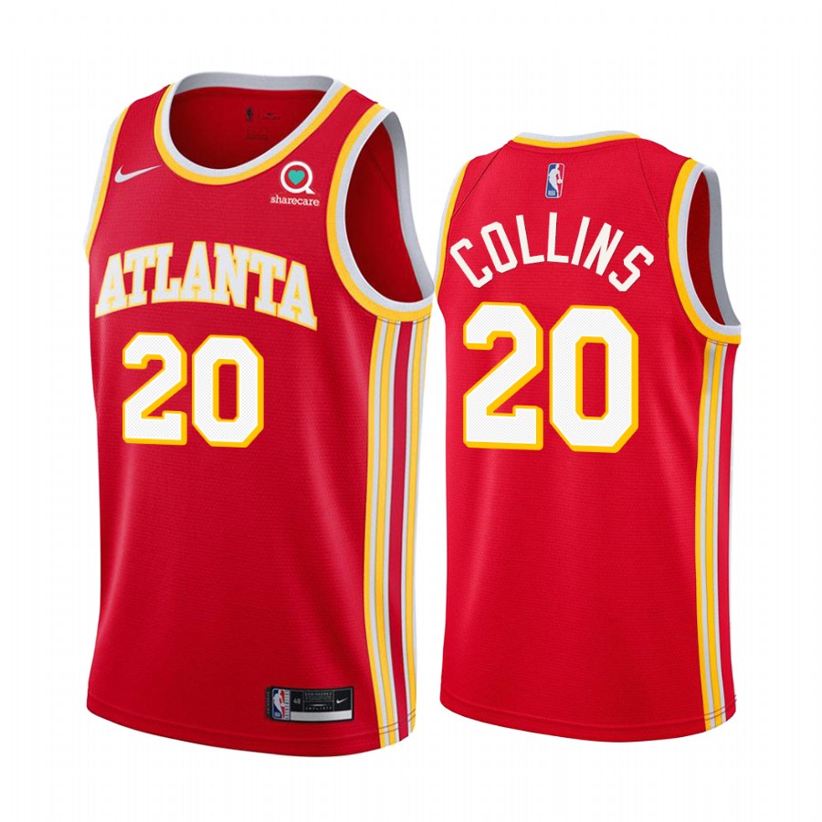 John Collins Atlanta Hawks Red Icon Edition  Jersey