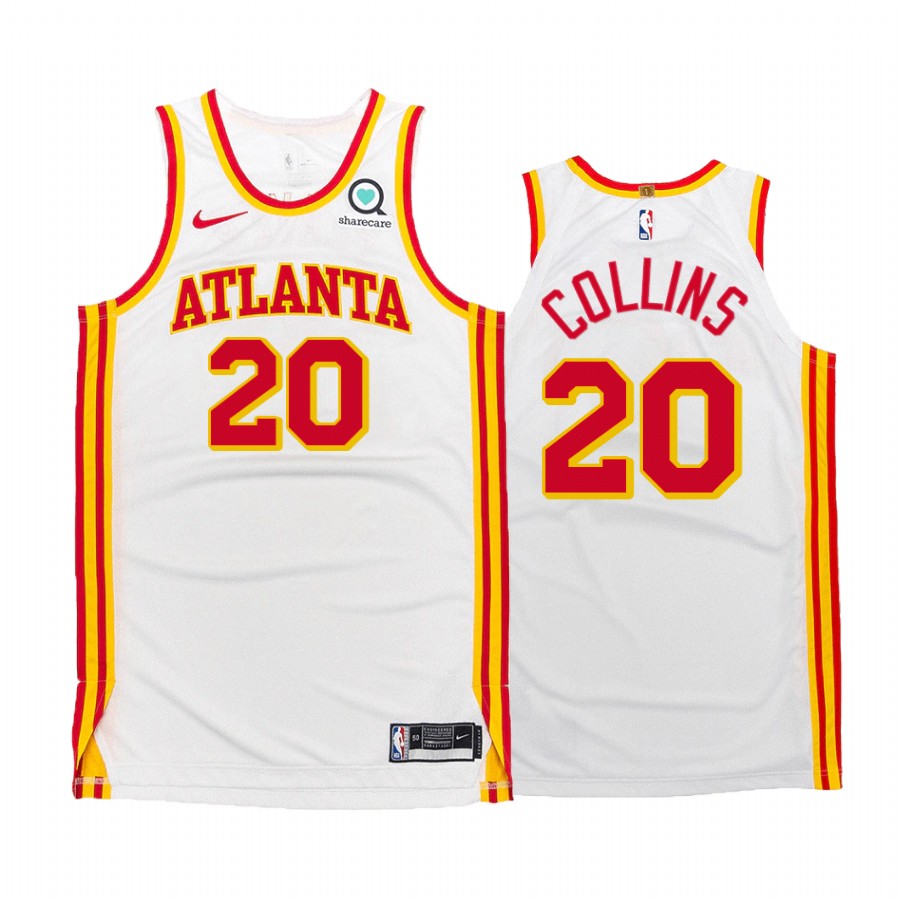 John Collins Atlanta Hawks White Association  Jersey