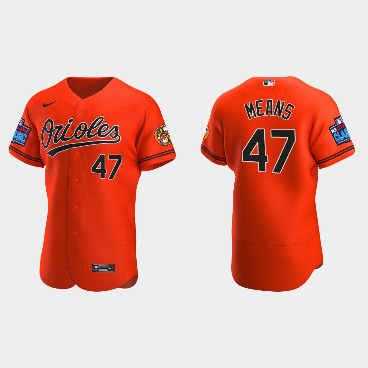 John Means Baltimore Orioles Little League Classic Jersey - Orange
