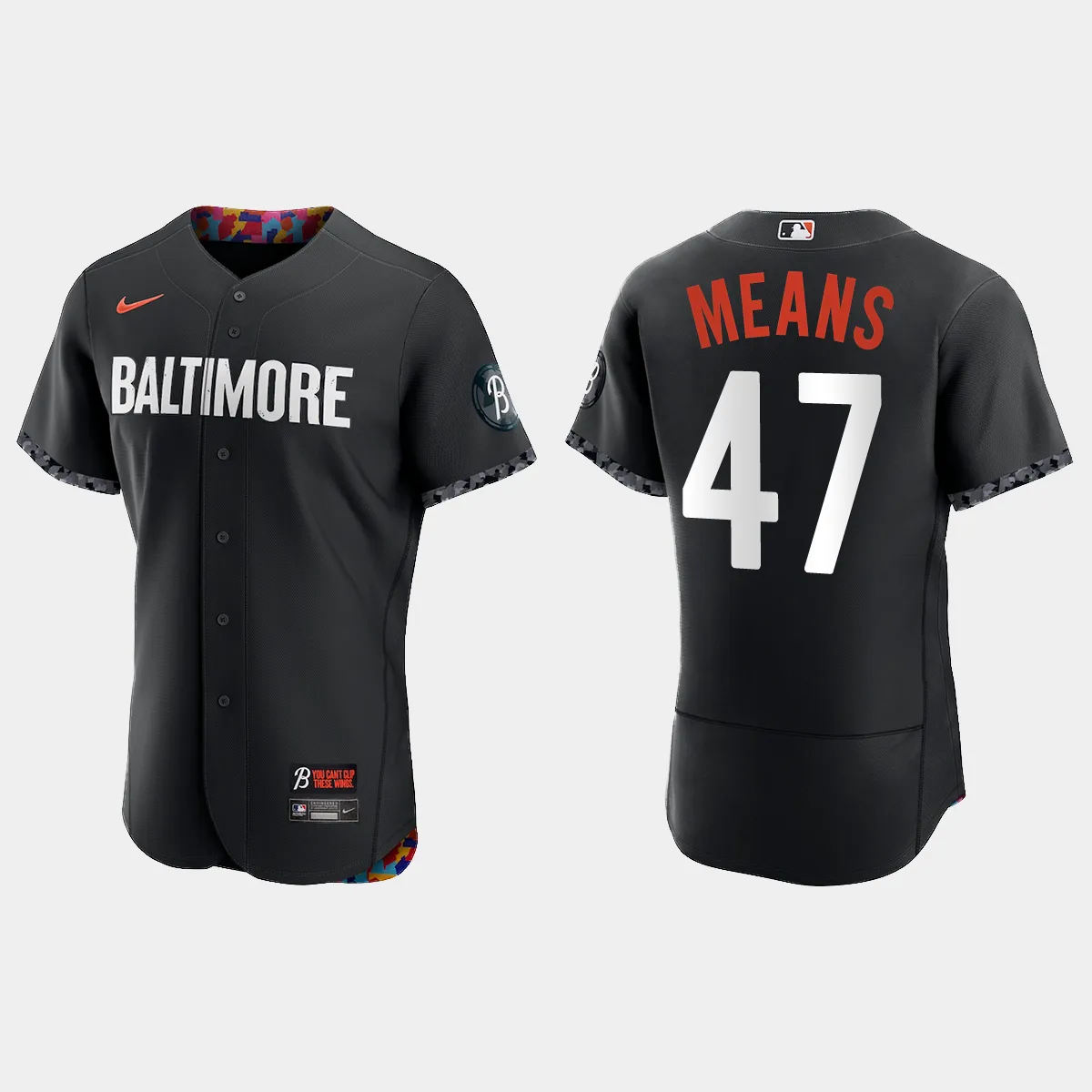 John Means Baltimore Orioles City Connect Jersey - Black