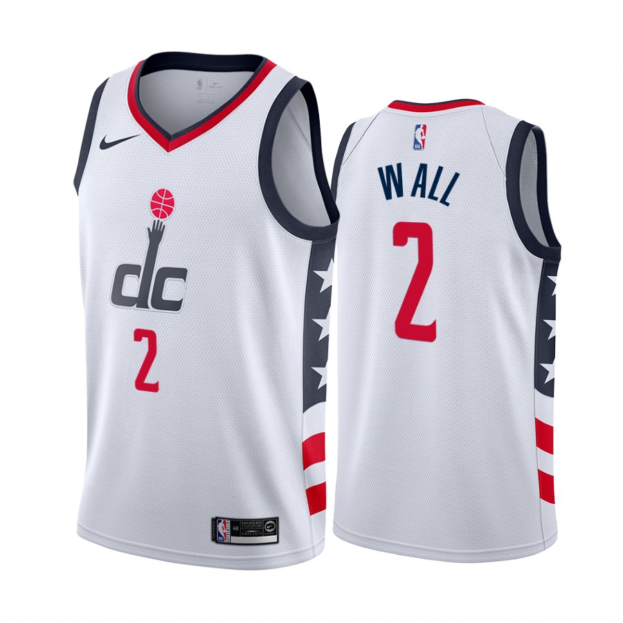 John Wall Washington Wizards City Edition White Jersey