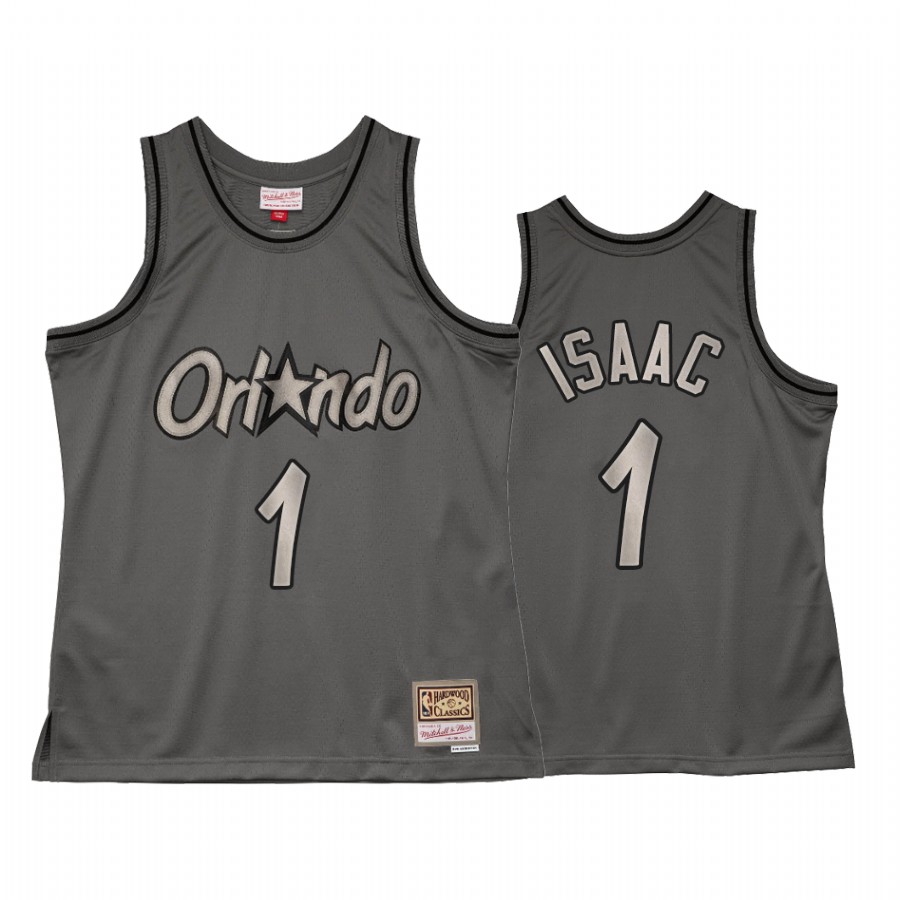Jonathan Isaac #1 Orlando Magic Metal Works Jersey Charcoal