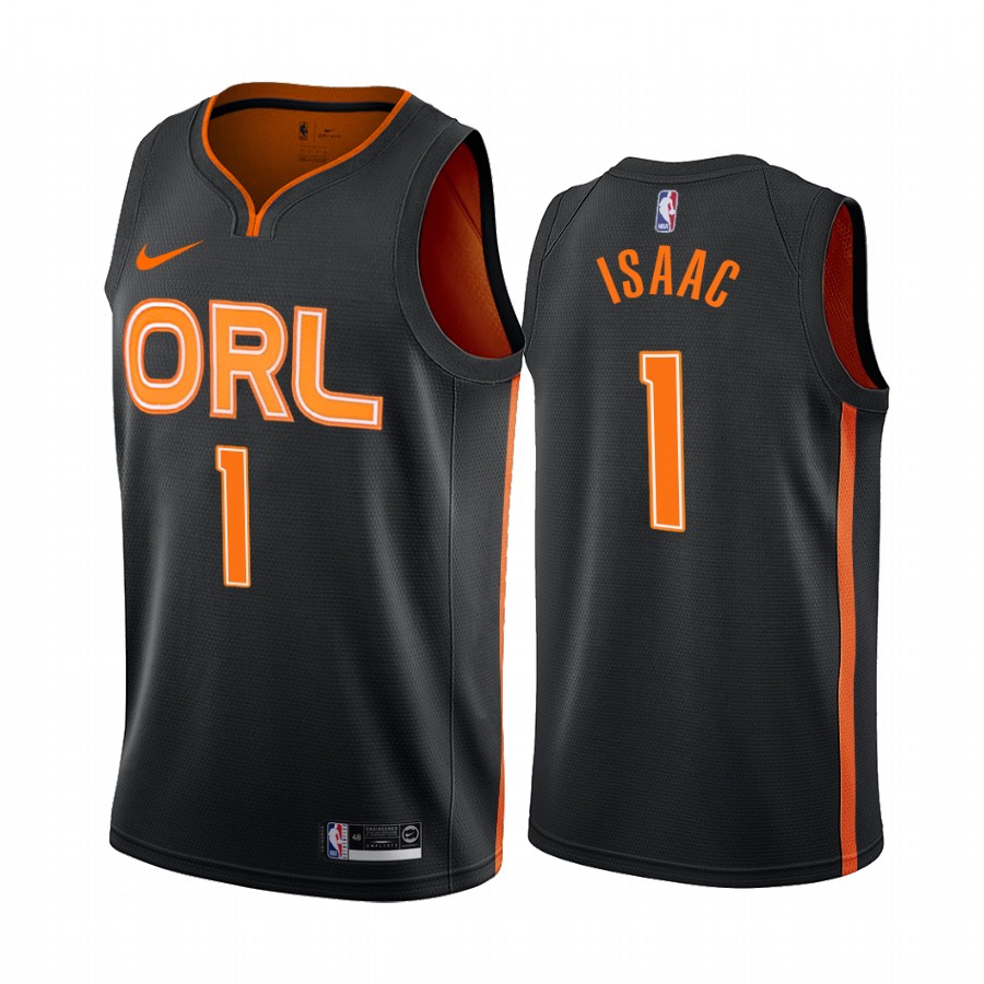 Jonathan Isaac Orlando Magic City Edition Black Jersey