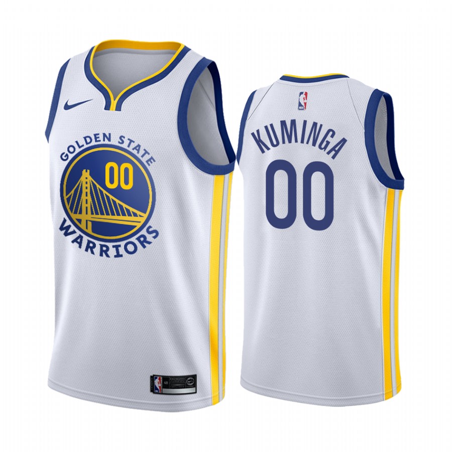 Jonathan Kuminga Draft Golden State Warriors Association Edition Jersey White