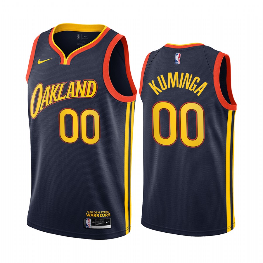 Jonathan Kuminga Draft Golden State Warriors City Edition Jersey Navy