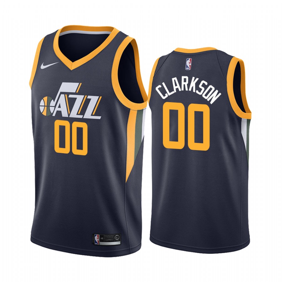 Jordan Clarkson Utah Jazz Navy Icon Edition Jersey