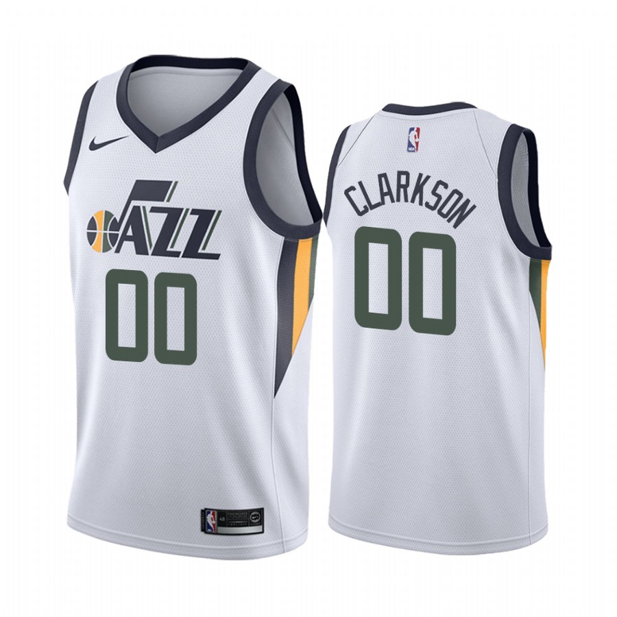 Jordan Clarkson Utah Jazz White Association Edition Jersey