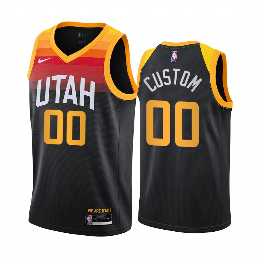 Jordan Clarkson Utah Jazz  Black City Jersey New Uniform