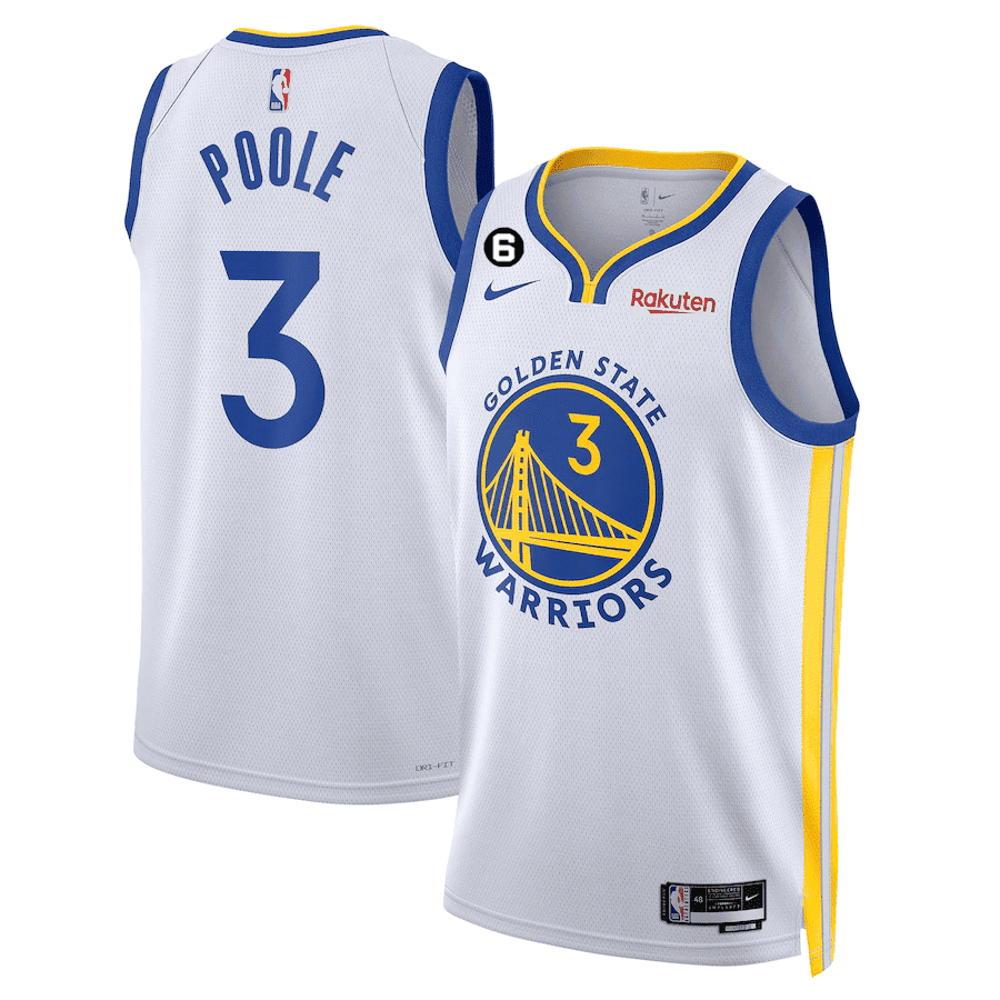 Jordan Poole Men's Golden State Warriors Collection Association Jersey - All Stitched