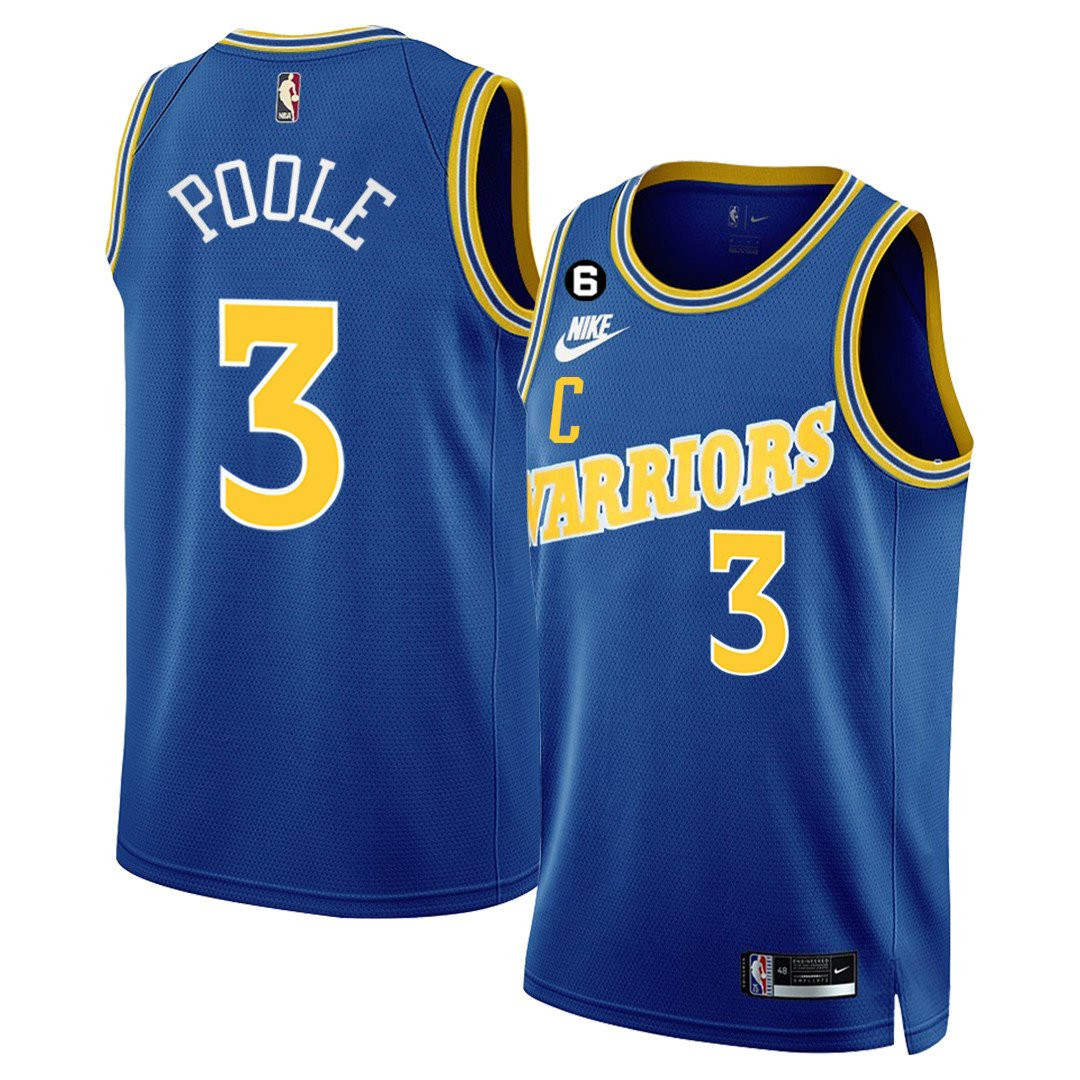 Jordan Poole Men's Golden State Warriors Collection Classic Jersey - All Stitched