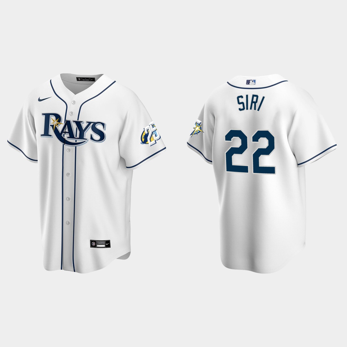Jose Siri Tampa Bay Rays 25th Anniversary Jersey - White
