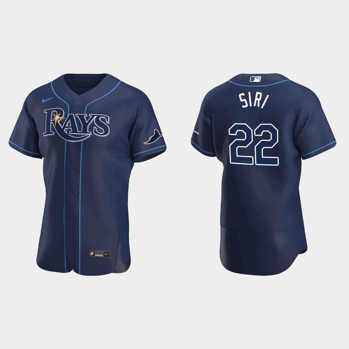 Jose Siri Tampa Bay Rays Alternate Jersey - Navy