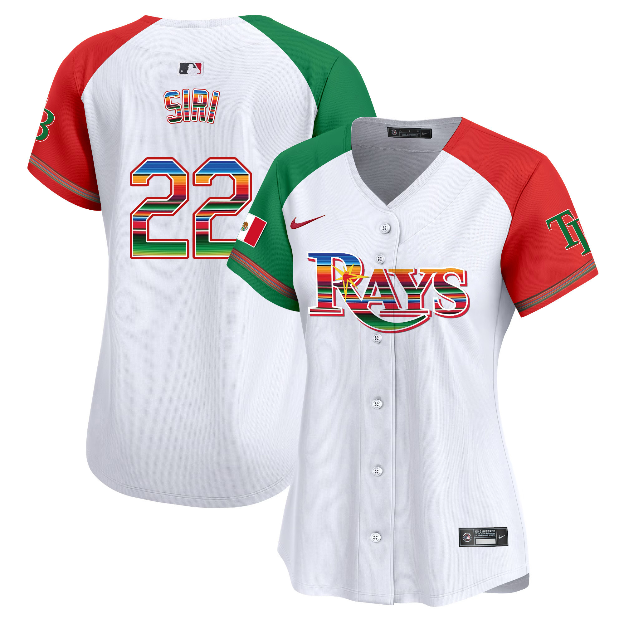 Jose Siri Women's Tampa Bay Rays Mexico Vapor Premier Limited Alternate Jersey