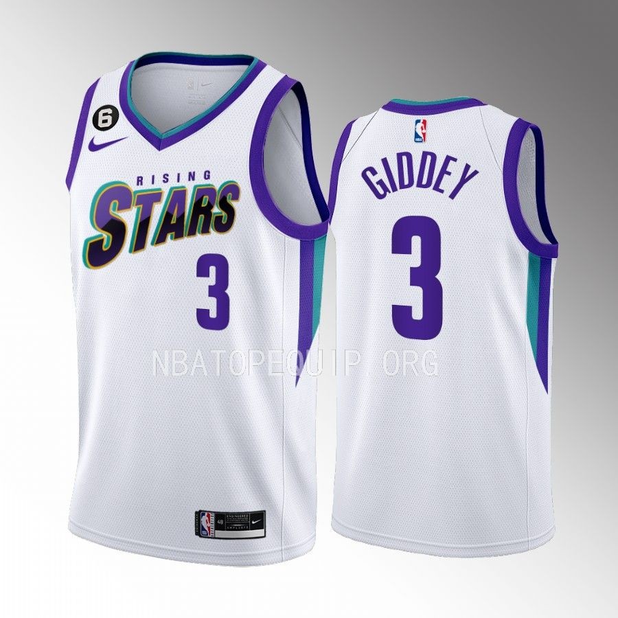 Josh Giddey Rising Stars White Jersey Oklahoma City Thunder #3