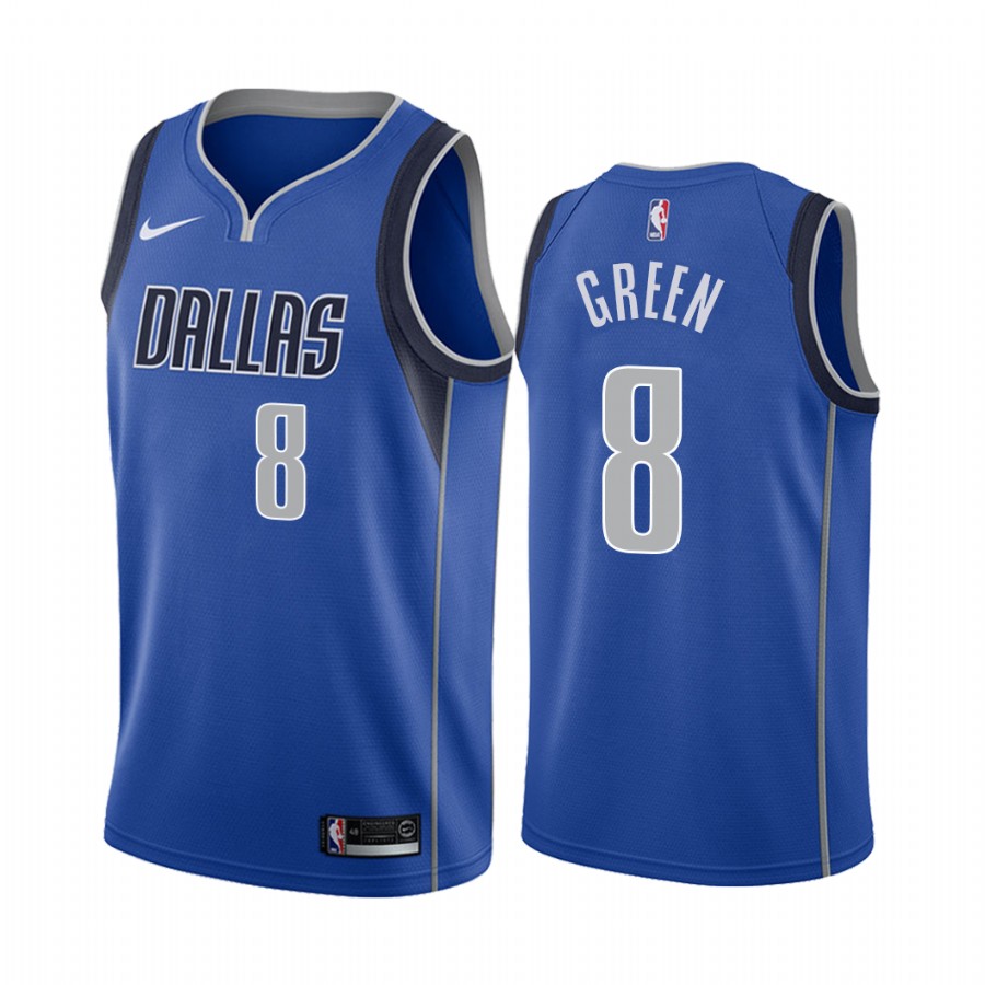 Josh Green Dallas Mavericks  Blue Icon Jersey Draft
