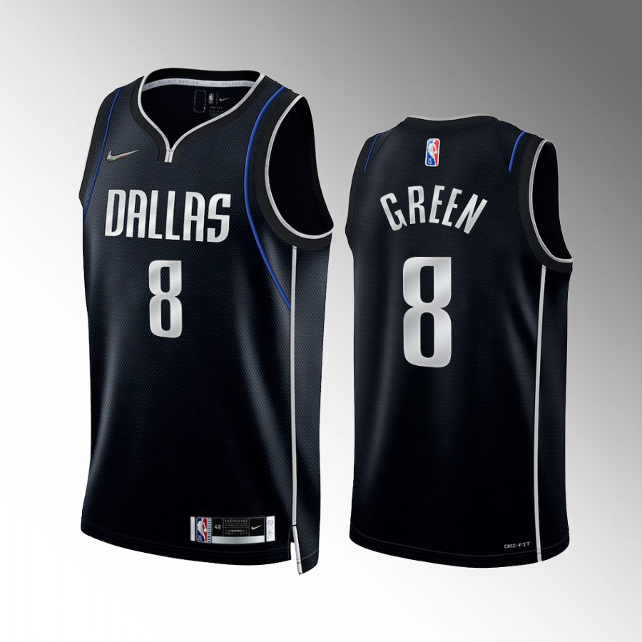 Josh Green Select Series Dallas Mavericks #8 Navy Jersey