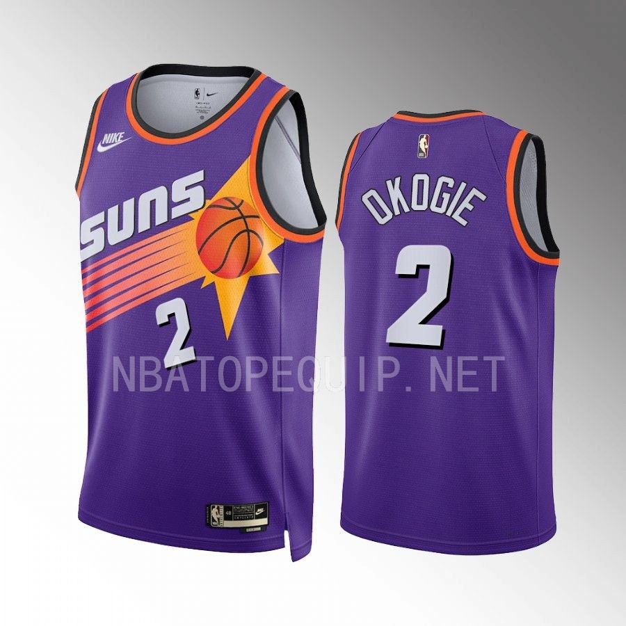 Josh Okogie Phoenix Suns Purple #2 Classic Edition Jersey