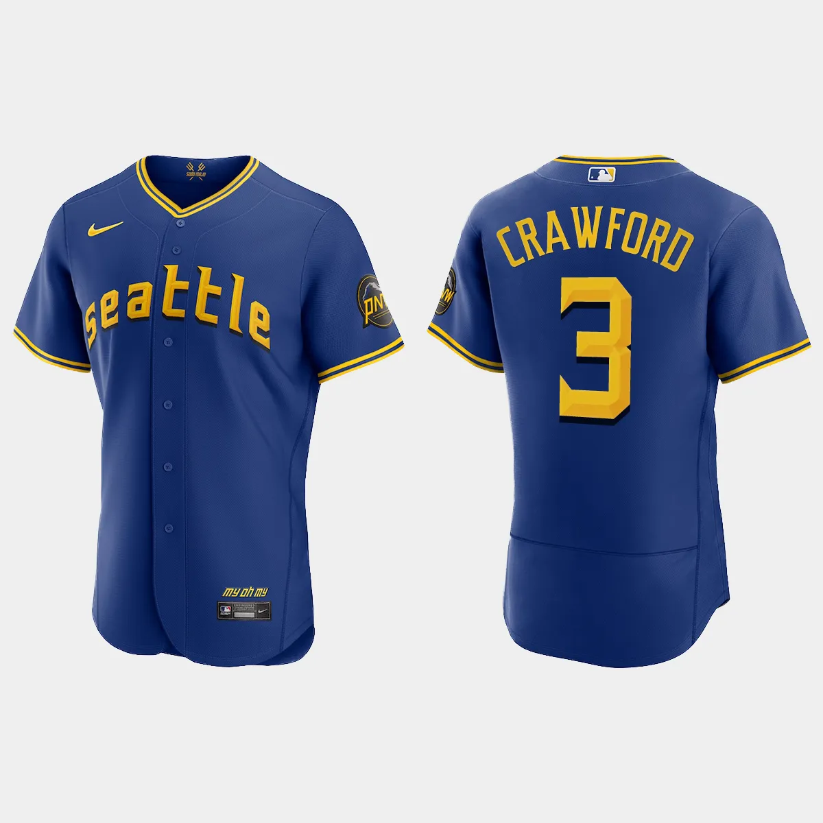 J.P. Crawford Seattle Mariners City Connect Jersey - Royal